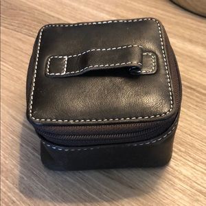 Henri Bendel Leather Jewlery/Mini Candle Case